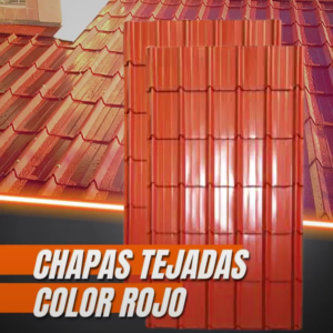 Chapa Tejada «CURVIN» Rojo Teja