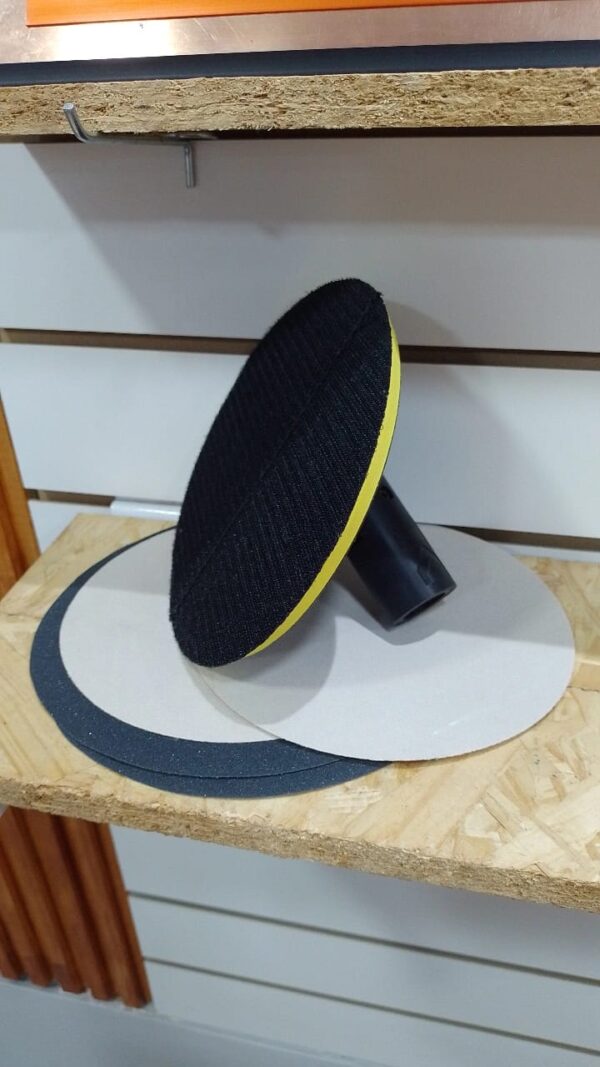 Pad de 180mm con Velcro con 4 lijas